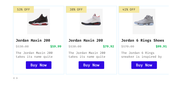 Flexoffers wordpress widget - Carousel view
