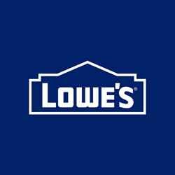 Lowe’s Affiliate program Lowe's white and blue square logo